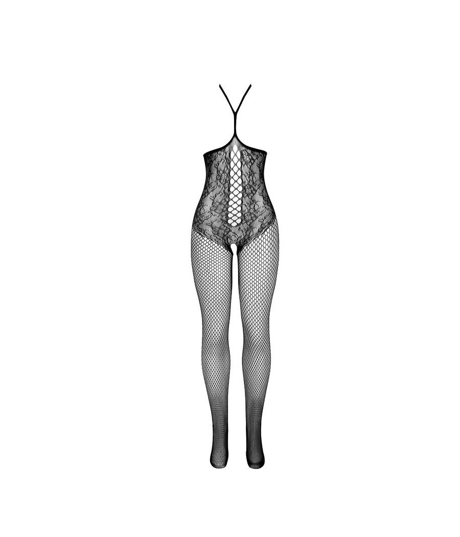 SUBBLIME - 951849 OFFENER NETZ-BODYSTOCKING MIT NECKHOLDER UND SCHWARZ EINE GRÖSSE