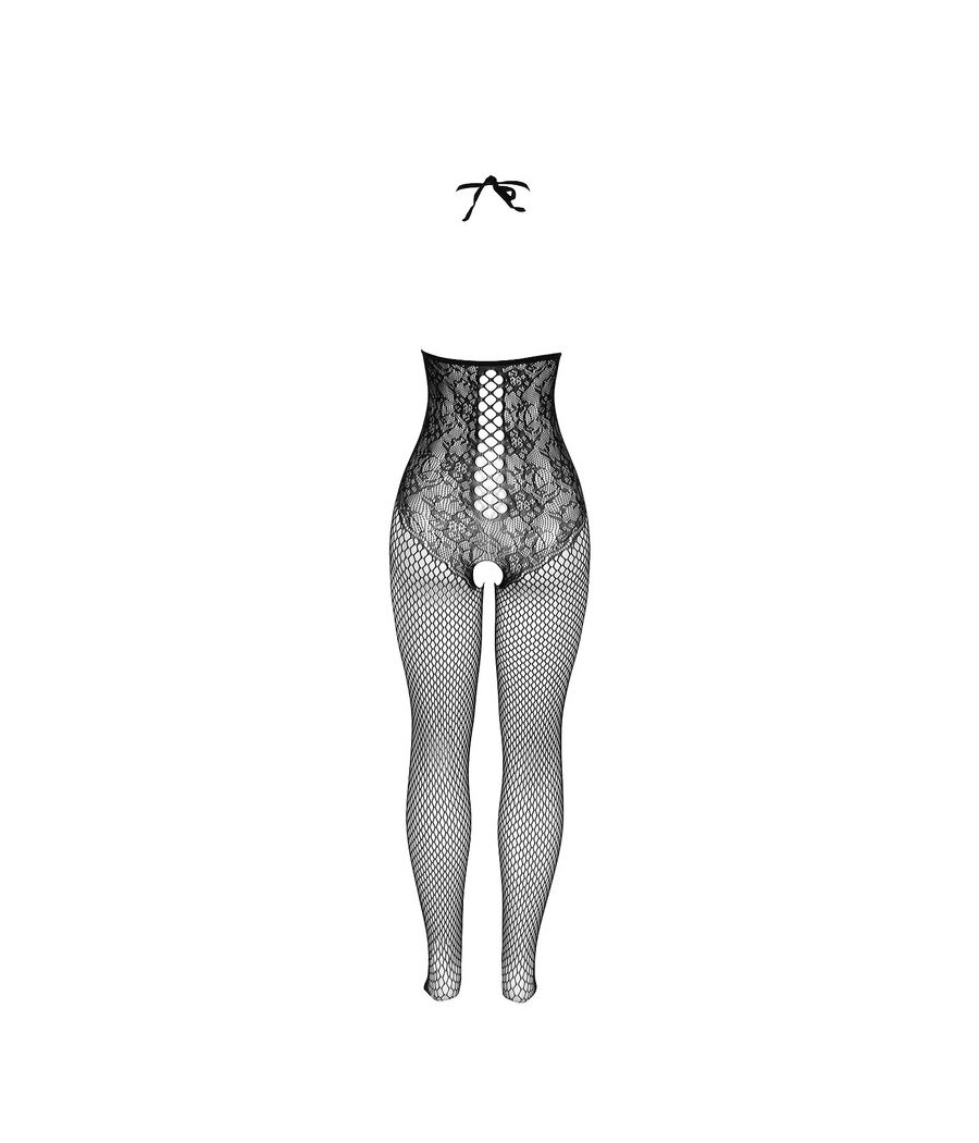 SUBBLIME - 951849 BODYSTOCKING DE REDE ARRASTO COM DECOTE HALTER PRETO TAMANHO ÚNICO