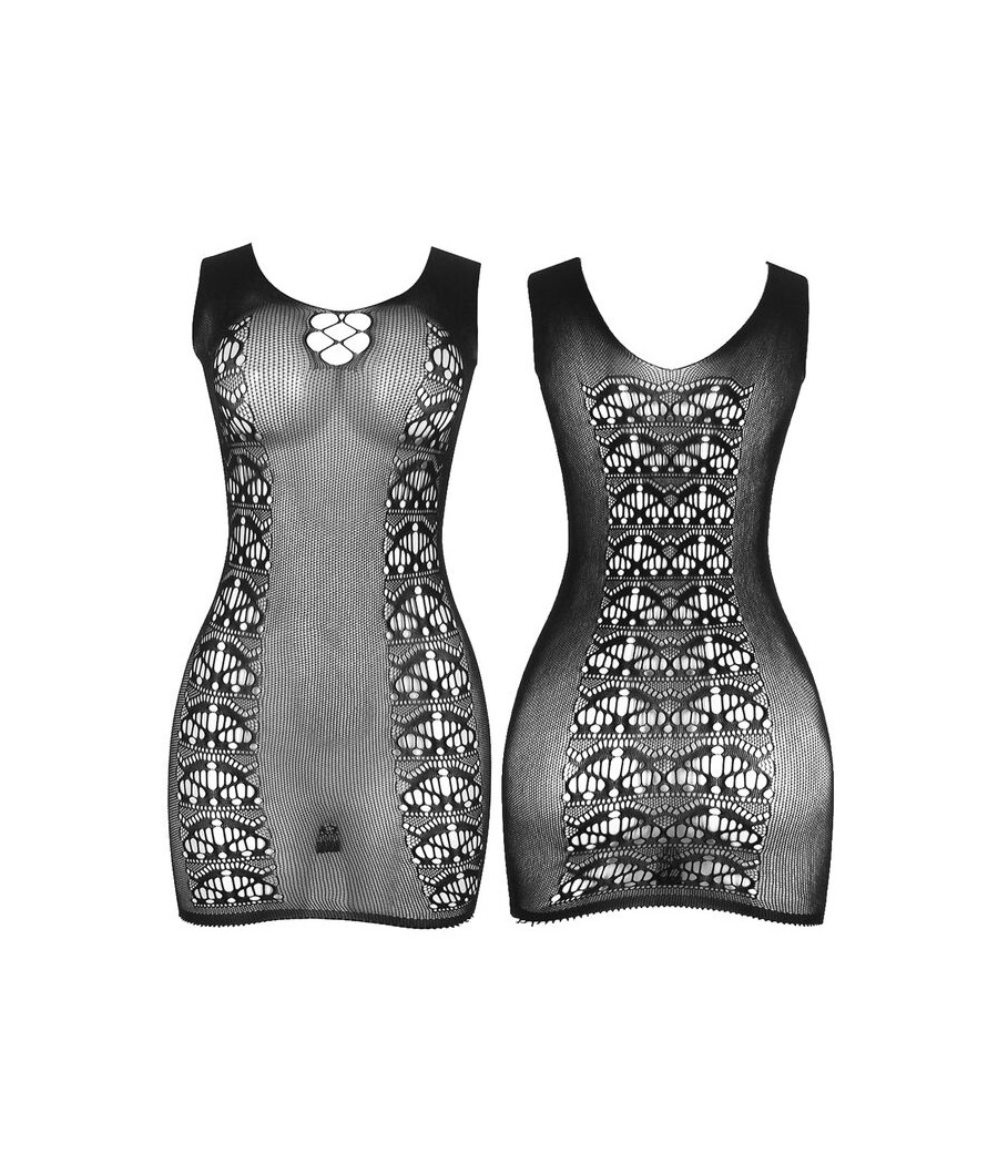 SUBBLIME - 952167 CURTO ELSTICO FISHNET VESTIDO PRETO TAMANHO ÚNICO