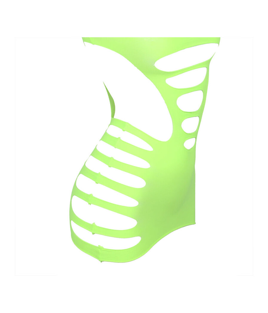 SUBBLIME - 952280 ROBE RÉSILLE ÉLASTIQUE MANCHES LONGUES VERT TAILLE UNIQUE