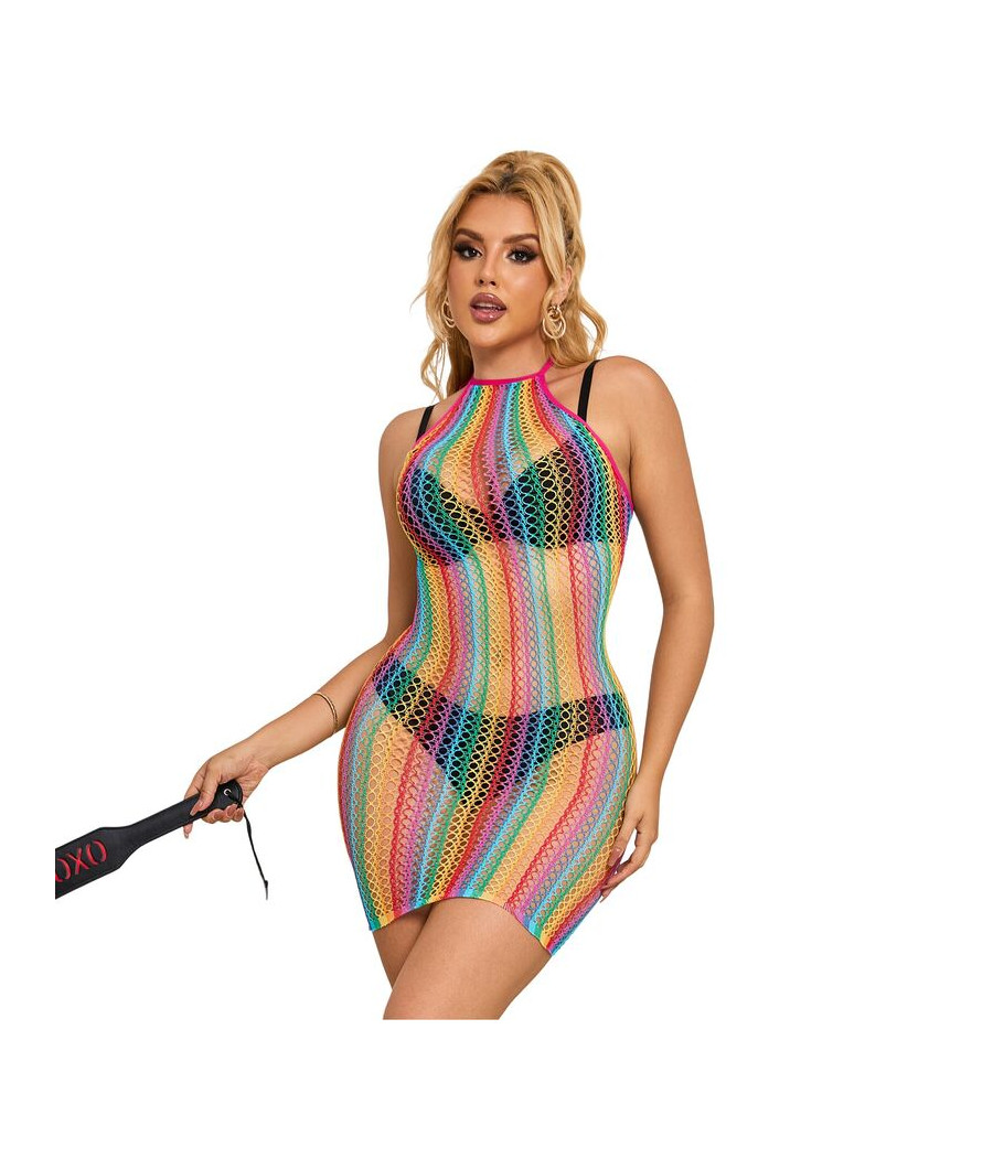 SUBBLIME - 952341 ROBE RÉSEILLE ARC-EN-CIEL TAILLE UNIQUE