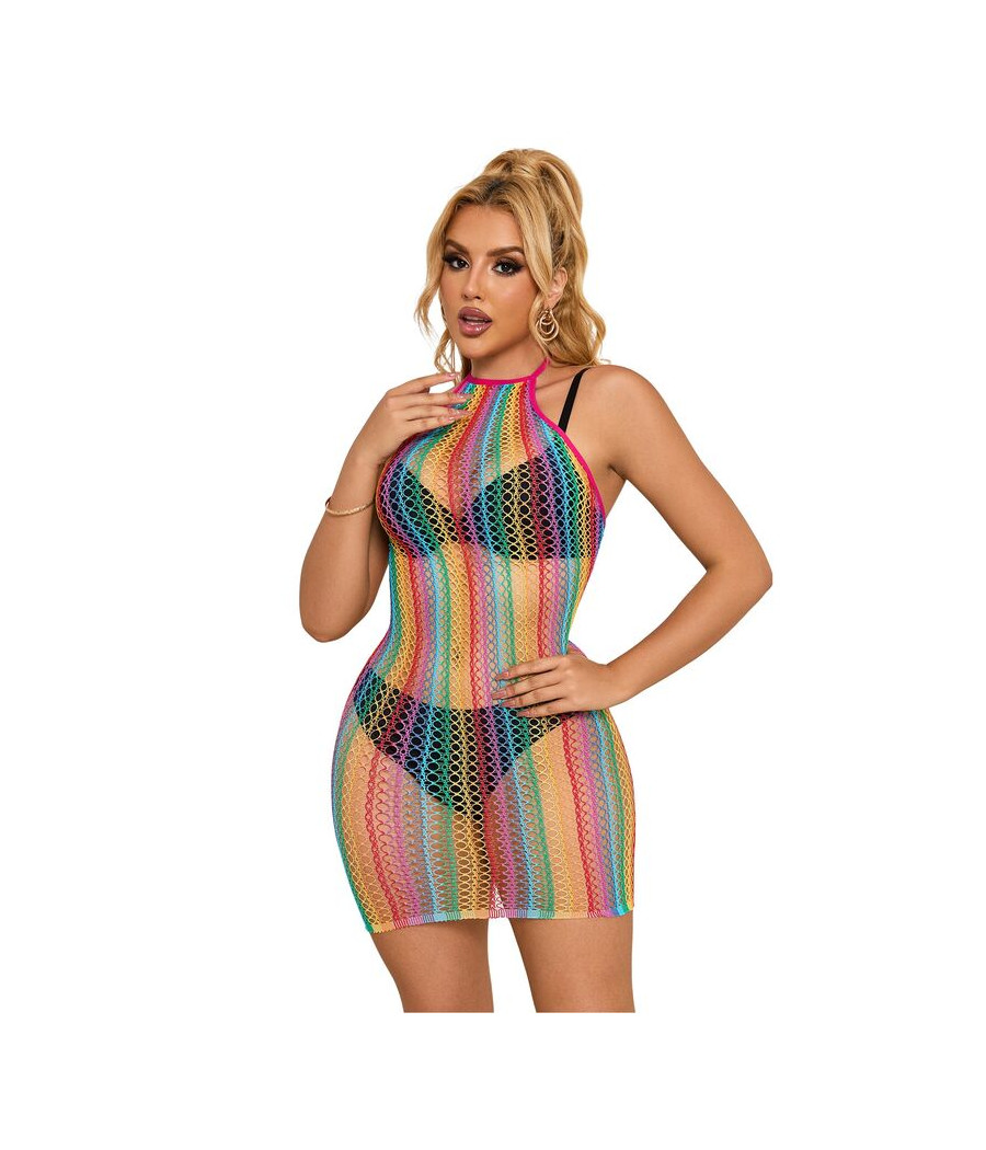 SUBBLIME - 952341 ROBE RÉSEILLE ARC-EN-CIEL TAILLE UNIQUE