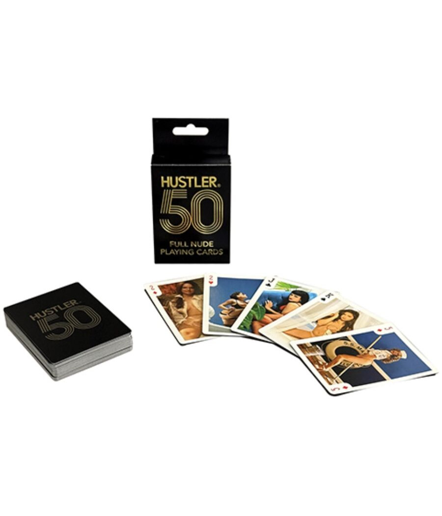 KHEPER GAMES - HUSTLER 50 CARTE DA GIOCO COMPLETAMENTE NUDE