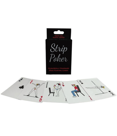 KHEPER GAMES - MAZZO DI CARTE DA GIOCO UMORISTICO PER STRIP POKER