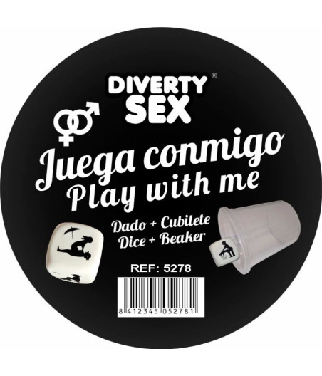 DIABLO PICANTE - DADI BIANCHI DURI CON POSIZIONI E CUBO