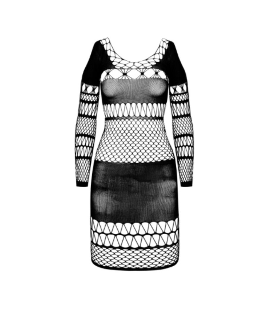 PASSION - BS 105 BODYSTOCKING NEGRO TALLA ÚNICA