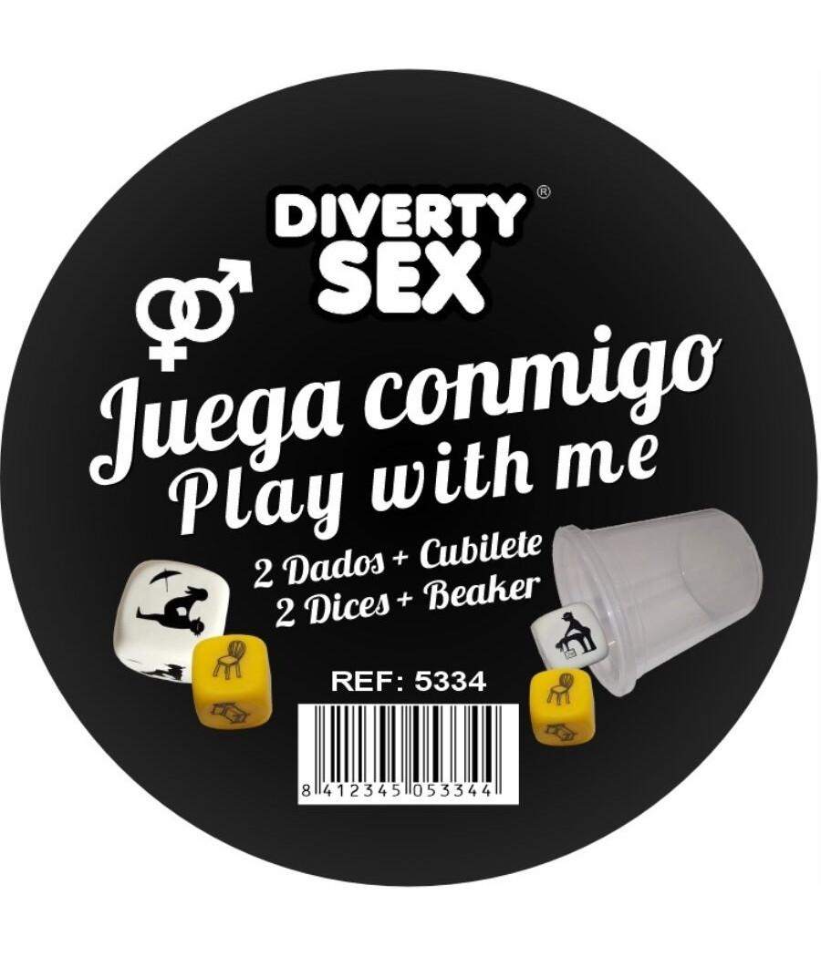 DIABLO PICANTE - DADOS LUGAR + POSTURAS HETERO CON CUBILETE