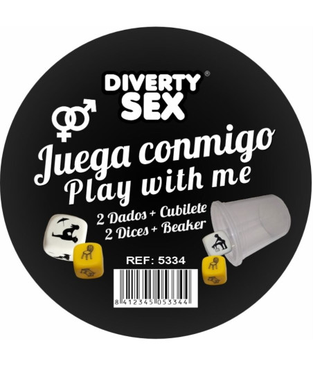 DIABLO PICANTE - DADOS LUGAR + POSTURAS HETERO CON CUBILETE