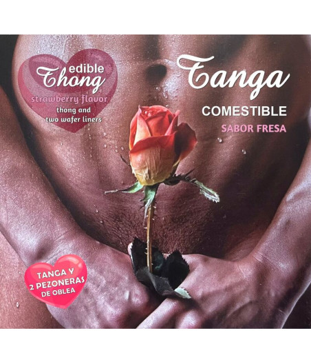 HOTFLOWERS - HERREN-TANGA+ 2 ERDBEER-WAFER-NIPPEL /es/pt/en/fr/it/