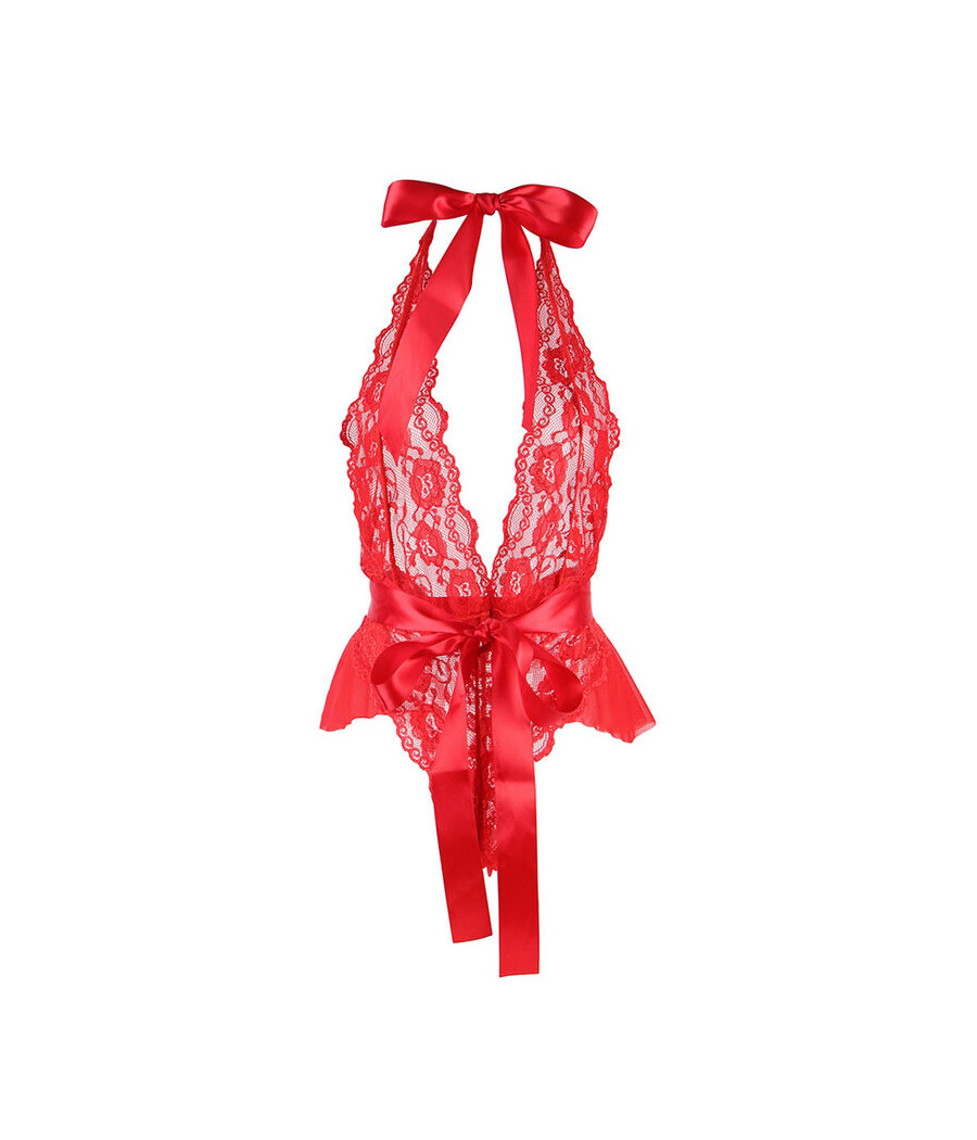 SUBBLIME - 953973 BODY SEXY CON VOLANT + CINTURA ROSSO S/M