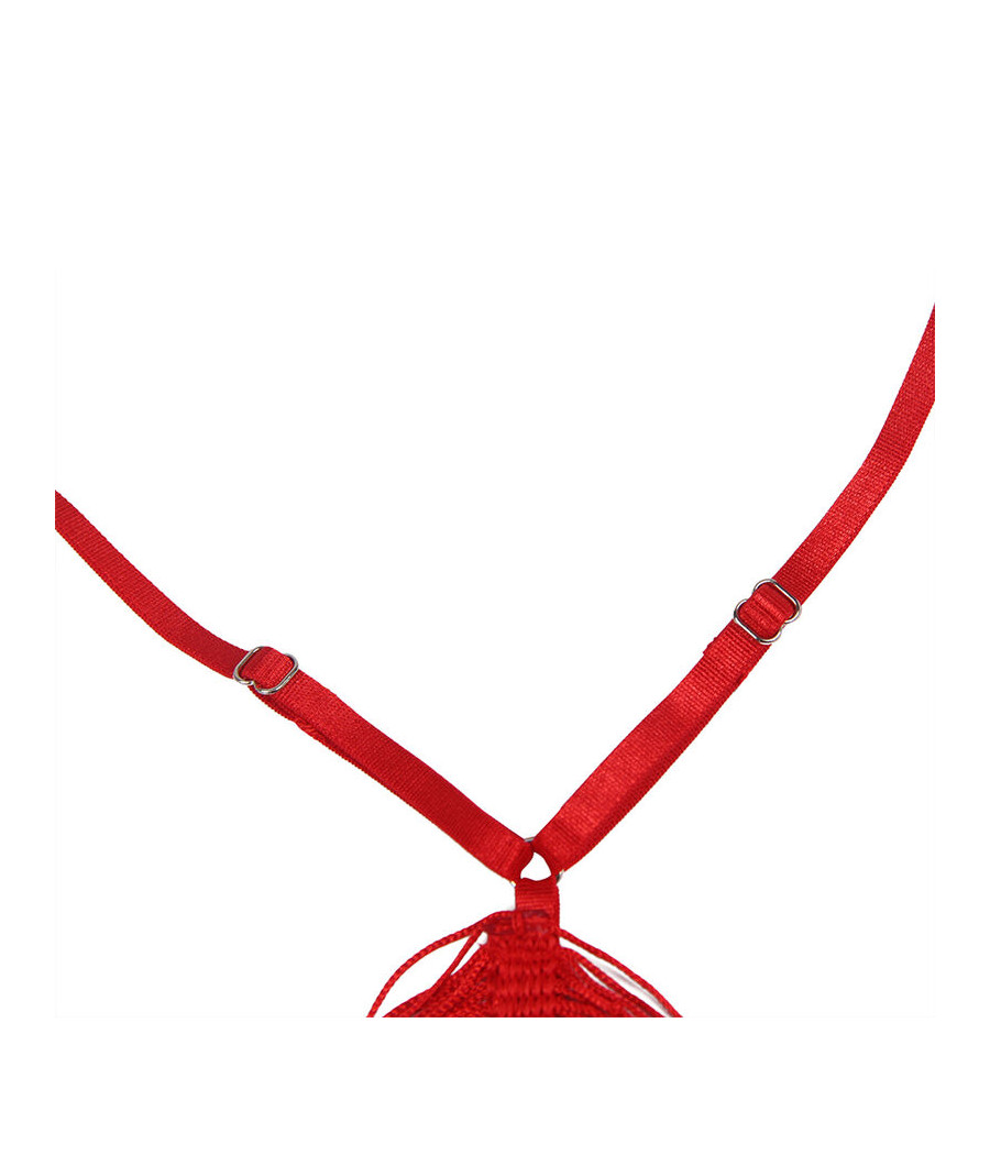 SUBBLIME - 954253 ABITO CON SPALLINE + PERIZOMA ROSSO L/XL