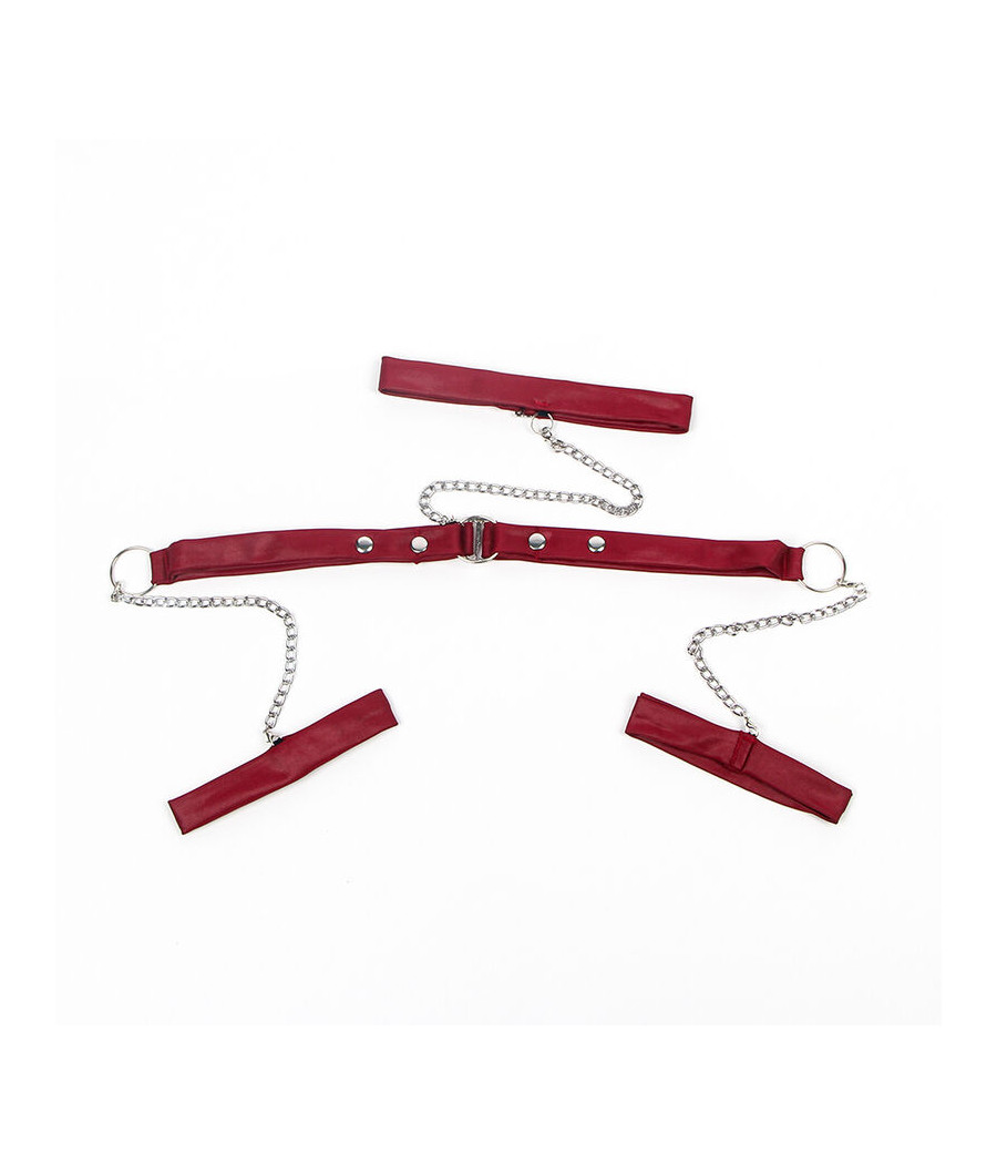 SUBBLIME - 954420 ROBE BONDAGE EN DENTELLE NOIRE S/M