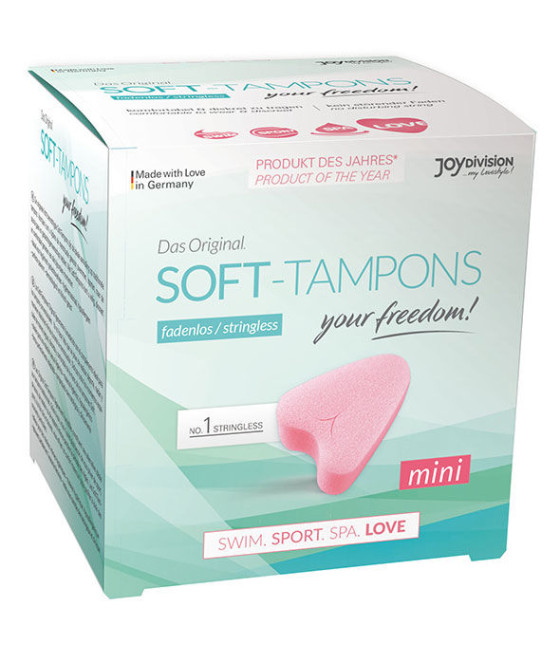 JOYDIVISION SOFT-TAMPONS - ORIGINAL WEICHE TAMPONS MINI 3 UDS