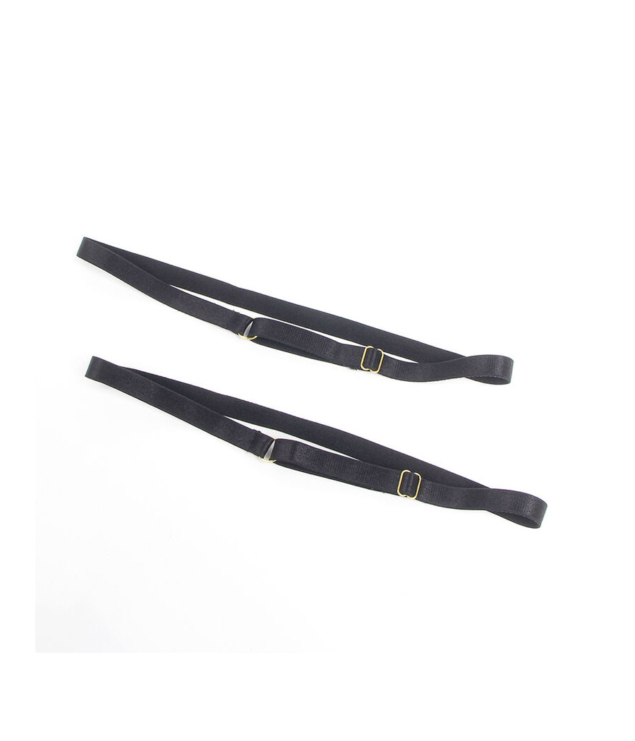 SUBBLIME - 954451 ABITO SEXY IN RETE PELLE NERO L/XL