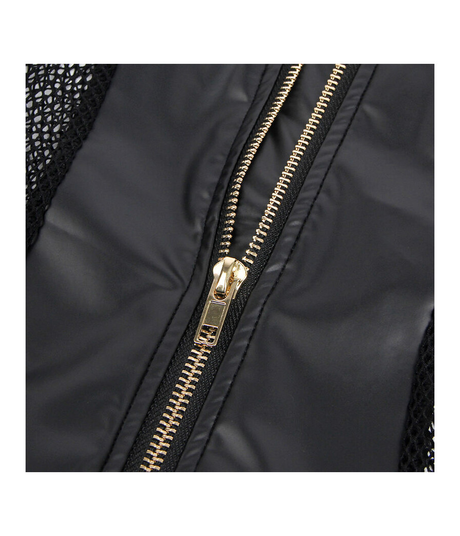 SUBBLIME - 954451 ROBE SEXY EN MAILLE CUIR NOIR L/XL