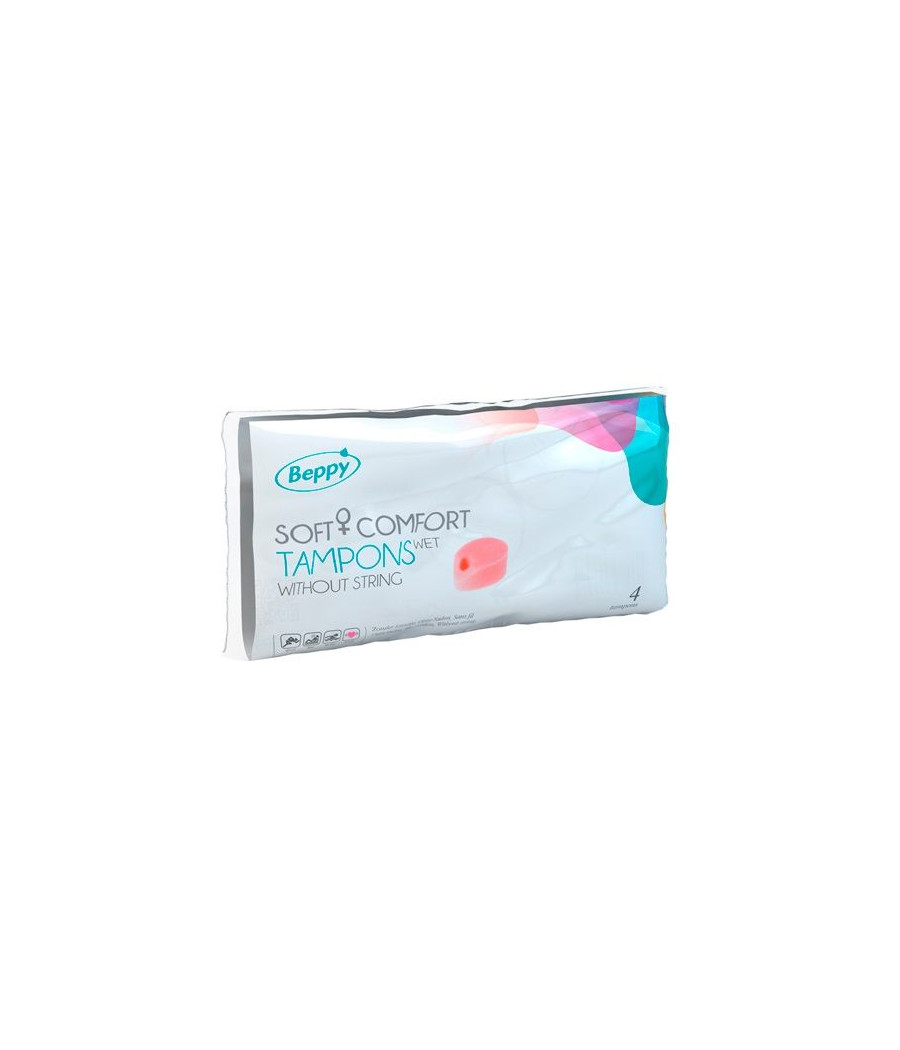 BEPPY - SOFT COMFORT TAMPONS WET 4 UNITS
