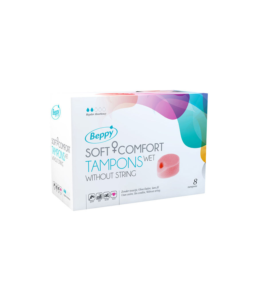 BEPPY - TAMPONES LUBRICADOS 8 UDS