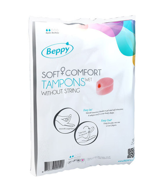 BEPPY - TAMPONES LUBRICADOS 30 UDS
