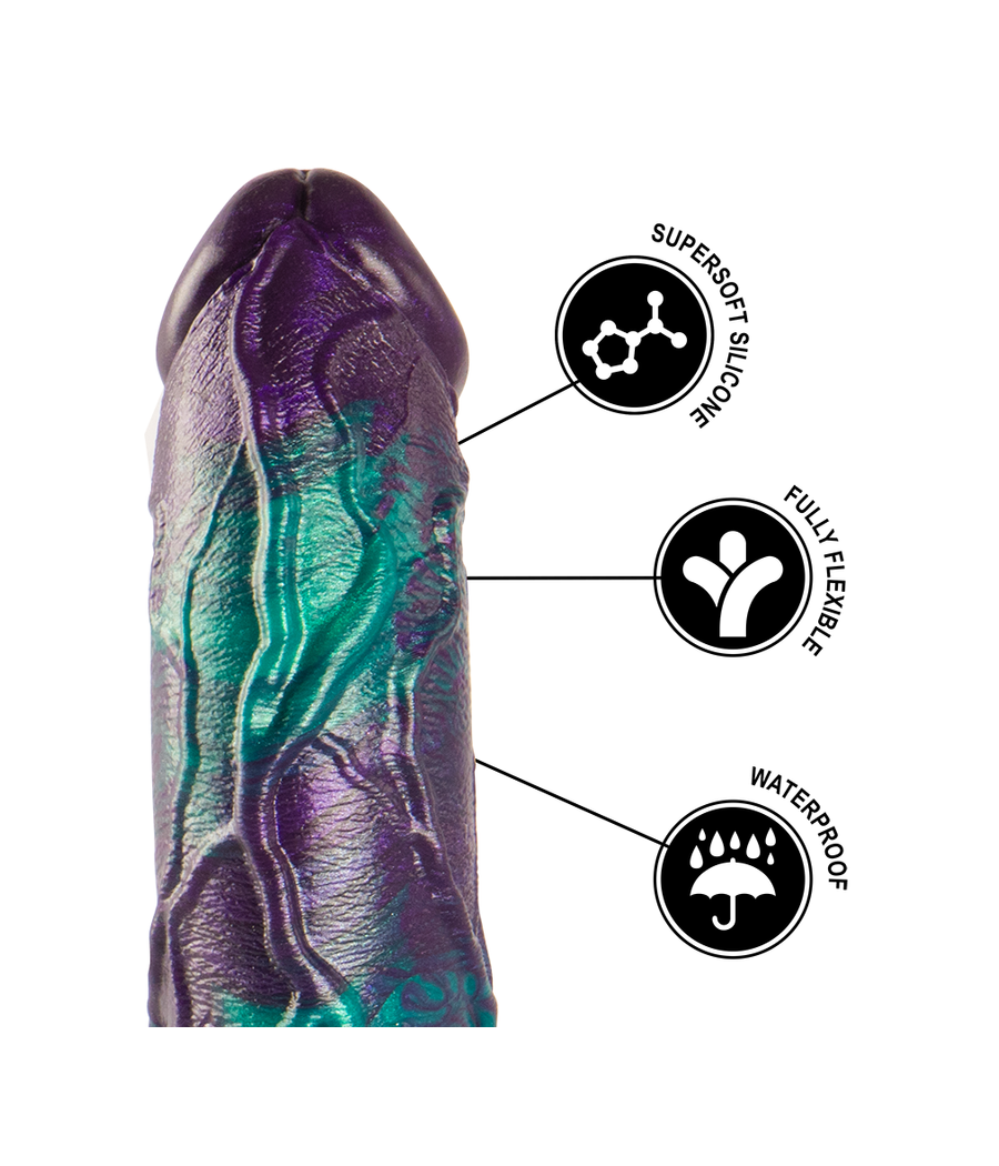 EPIC - BASILISK DILDO DOBLE PLACER ESCAMOSO TAMAÑO GRANDE