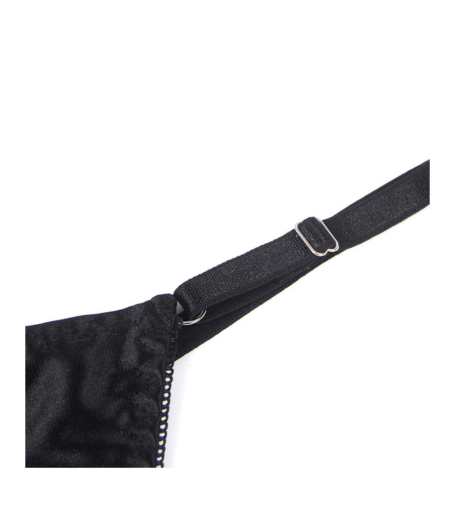 SUBBLIME - 955205 BH-SET MIT VERSTELLBARER SCHWARZER SCHLEIFE L/XL