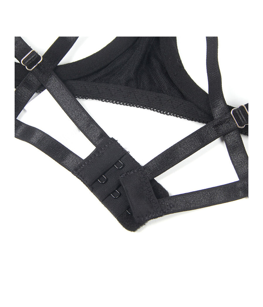 SUBBLIME - 955205 COMPLETO REGGISENO CON FIOCCO NERO REGOLABILE L/XL