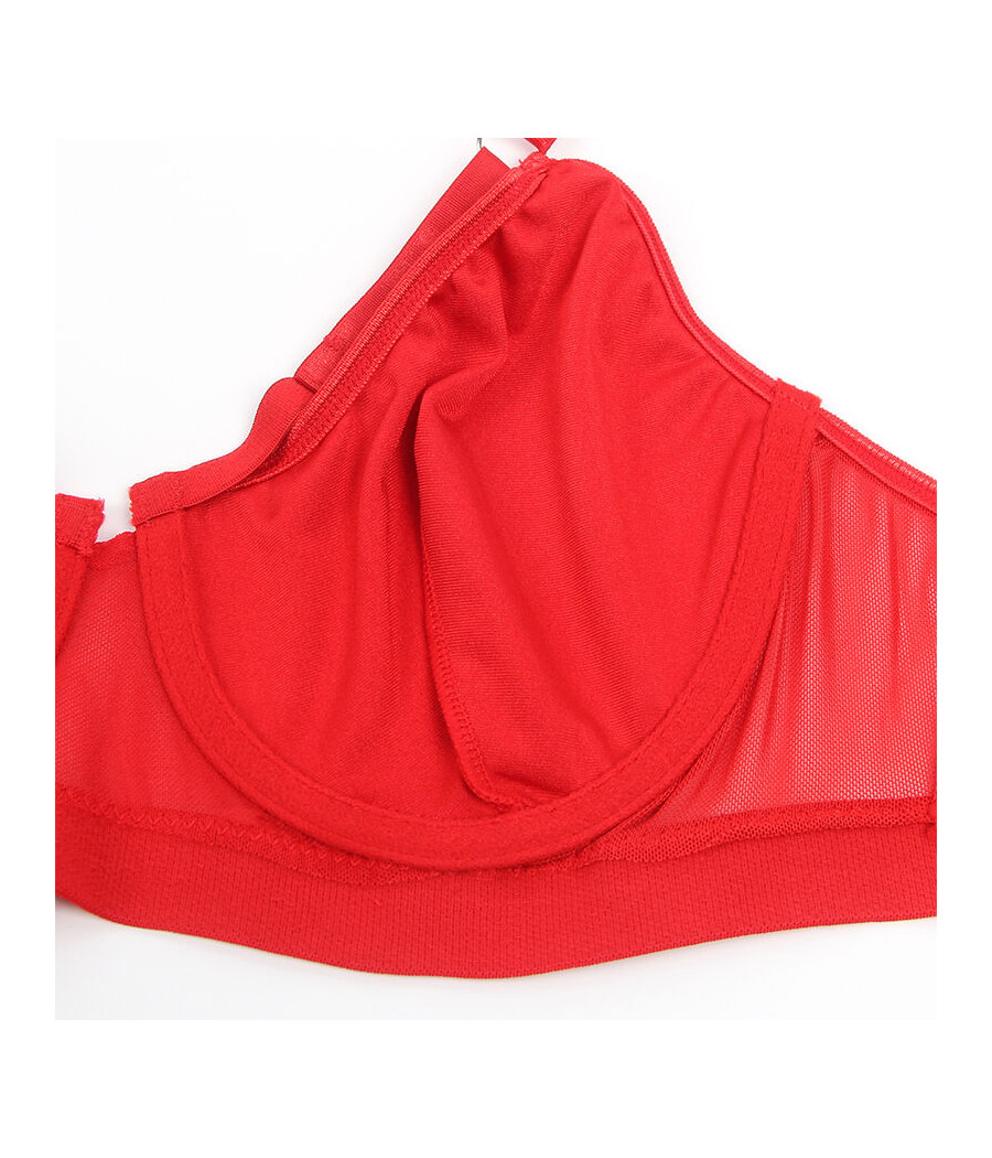 SUBBLIME - 955250 SUTIÃ BONDAGE VERMELHO COM CONJUNTO DE LIGA S/M
