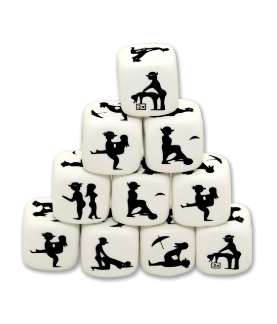 DIABLO PICANTE - WHITE POSING DICE