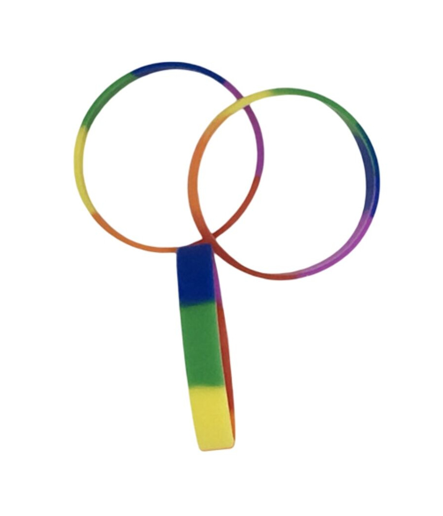 PRIDE - BRACELET EN SILICONE DRAPEAU LGBT