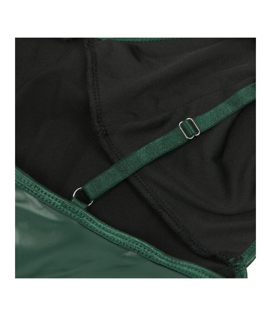 SUBBLIME - 955434 VESTIDO CON TIRANTES DE CUERO VERDE S/M