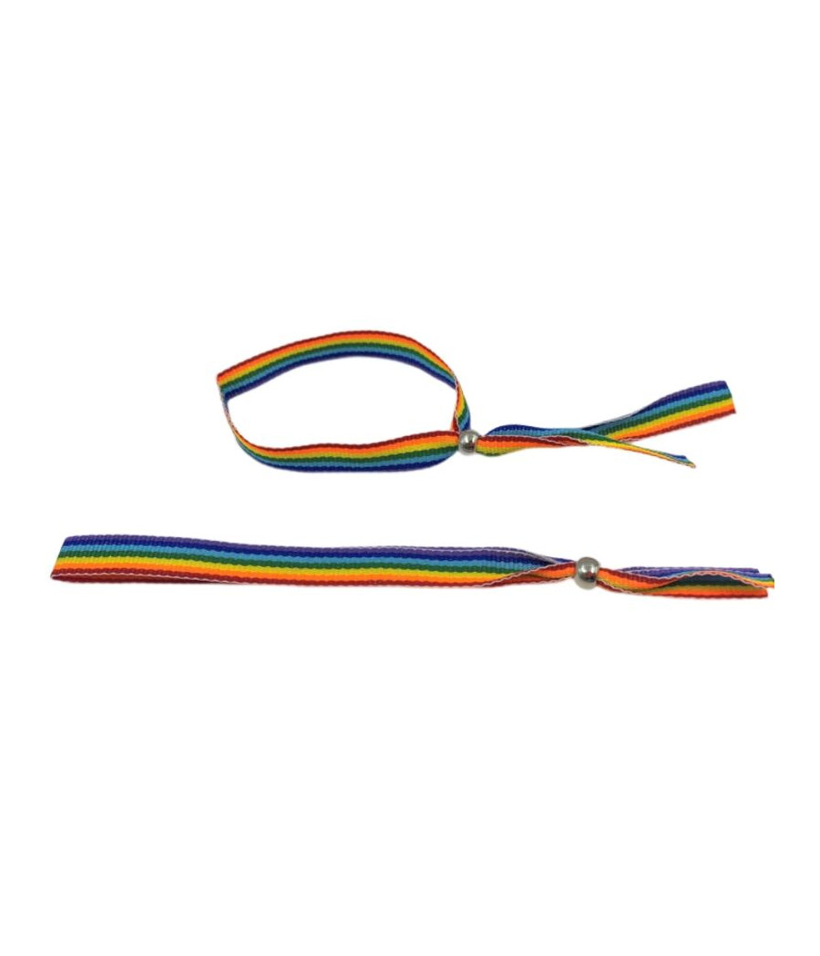 PRIDE - LGBT FLAG SILVER BALL BRACELET