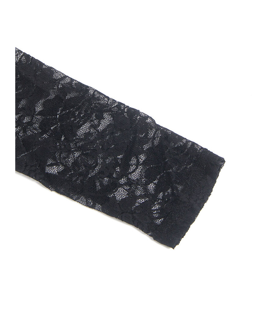 SUBBLIME - 955595 ABITO MANICA LUNGA CON PIZZO NERO S/M