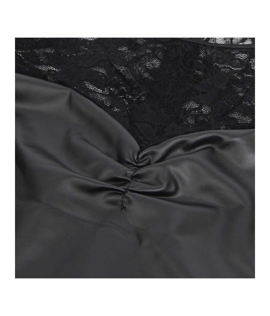 SUBBLIME - 955601 ABITO MANICA LUNGA CON PIZZO NERO L/XL