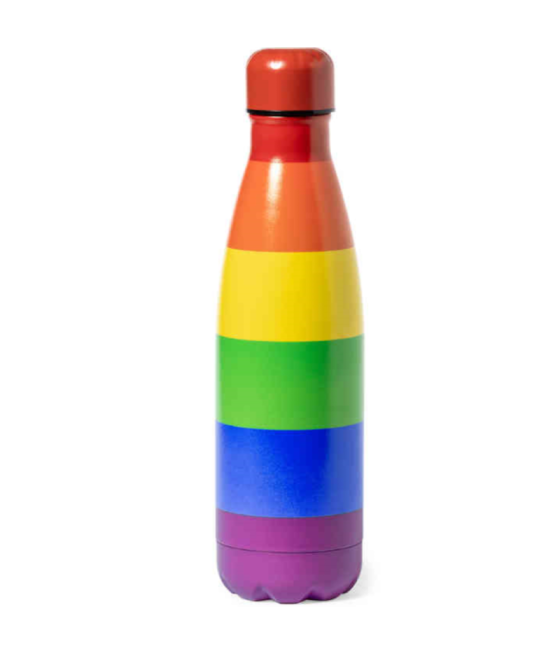 PRIDE - METALLIC-WARMWASSERHEIZUNG MIT DER LGBT-FLAGGE