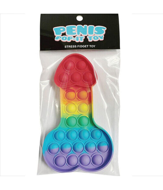 KHEPER GAMES - MEHRFARBIGES POP-IT-PENIS-ANTI-STRESS-SPIELZEUG
