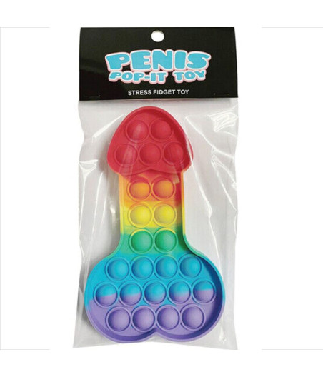KHEPER GAMES - JUGUETE ANTIESTRES PENIS POP-IT MULTICOLOR