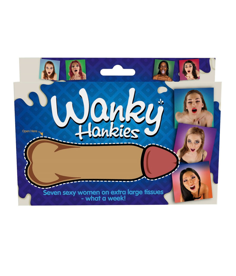 SPENCER & FLEETWOOD - WANKY HANKIES 7 MOUCHOIRS EXTRA LARGES POUR FEMMES