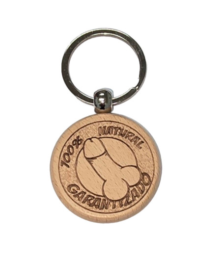 DIABLO PICANTE - WOODEN PENIS-SHAPED KEYCHAIN