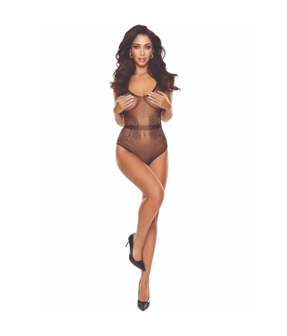 PASSION - BS115 SCHWARZER GITTER-BODYSTOCKING