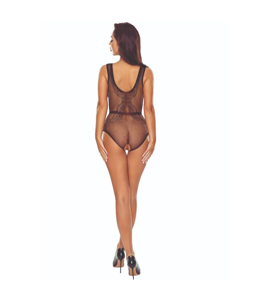 PASSION - BS115 SCHWARZER GITTER-BODYSTOCKING