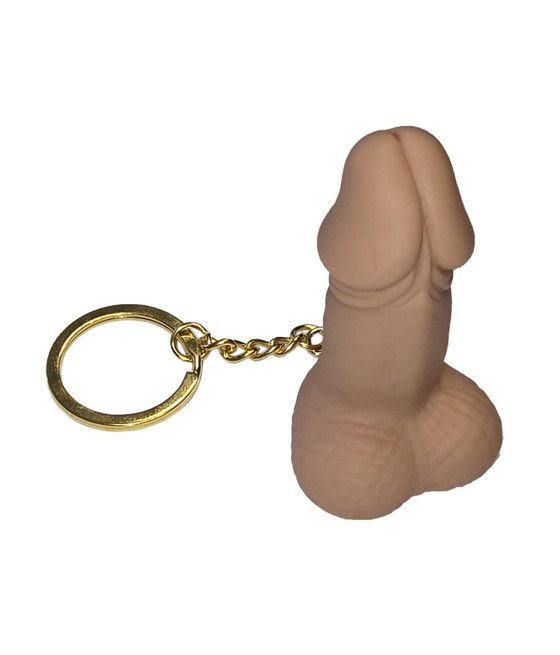 DIABLO PICANTE - PFEIFEN-SCHLÜSSELANHÄNGER IN FORM EINES PENIS IN HAUTFARBE