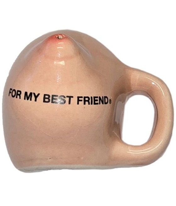 DIABLO PICANTE – ÍMÃ DE SEIO EM CANECA DE CERÂMICA “PARA MINHA MELHOR AMIGA”