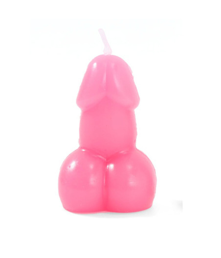 DIABLO PICANTE - VELA CON FORMA DE PENE COLOR FUCSIA