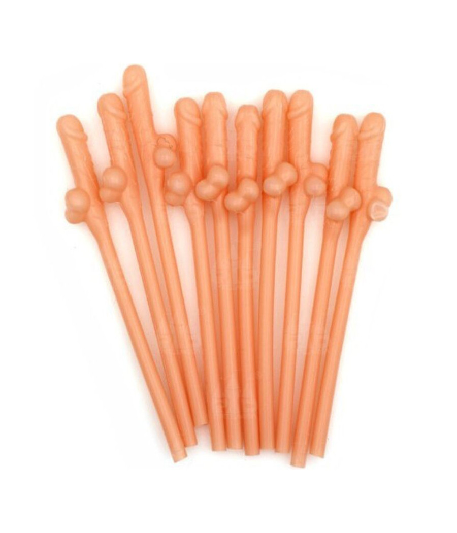 DIABLO PICANTE - 10 CANNUCCE A FORMA DI PENE