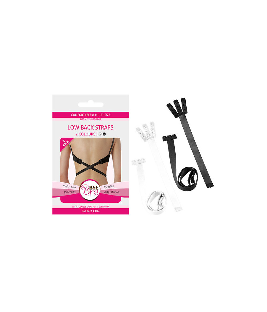 BYE-BRA - ADAPTADOR SUTI ABRIR VOLTA PRETO & BLANCO