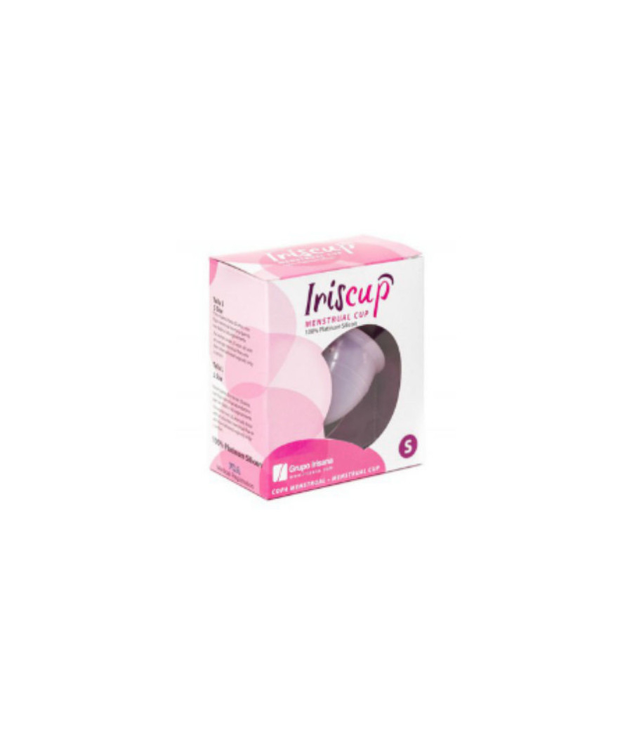 IRISCUP - COPA MESTRUAL ROSA PEQUEÑA + BOLSA ESTERILIZADORA GRATIS