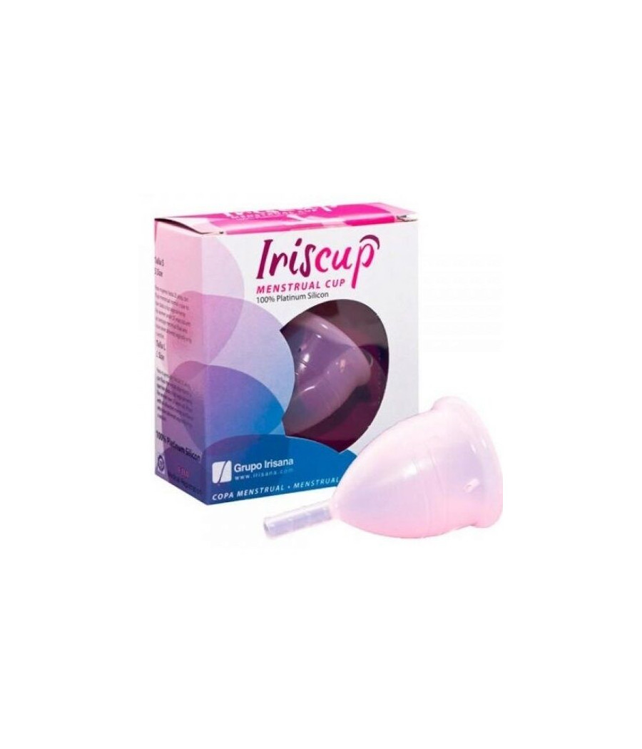 IRISCUP - COPA MESTRUAL ROSA GRANDE + BOLSA ESTERILIZADORA GRATIS