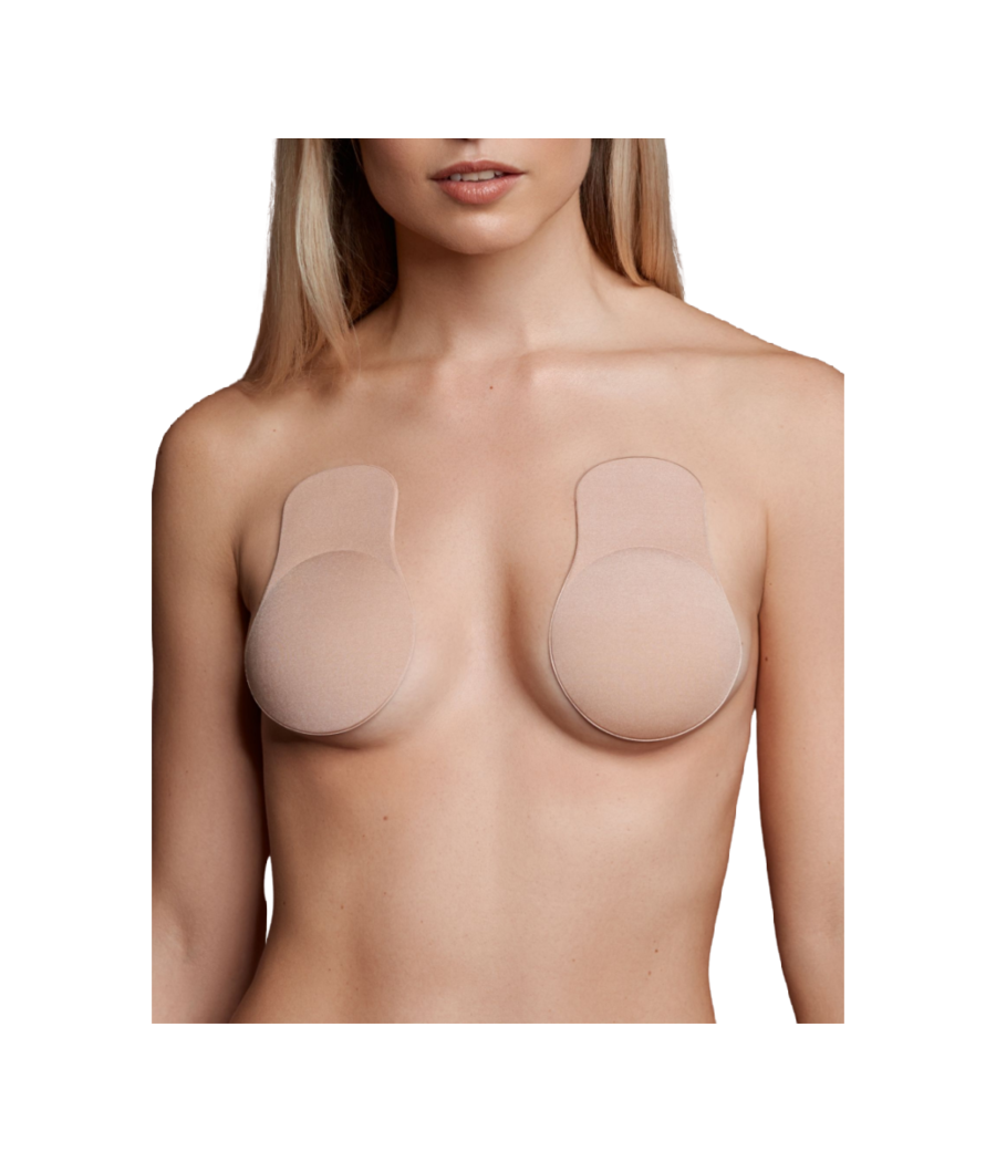 BYE-BRA - ÉLÉVATEUR DE POITRINE PUSH-UP TISSU BEIGE TAILLE M