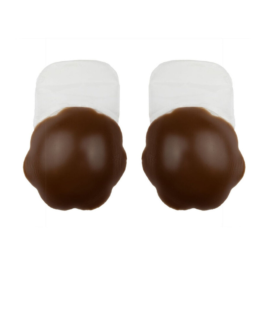 BYE-BRA - REALADOR PEITO PUSH-UP SILICONE MARROM TAMANHO M