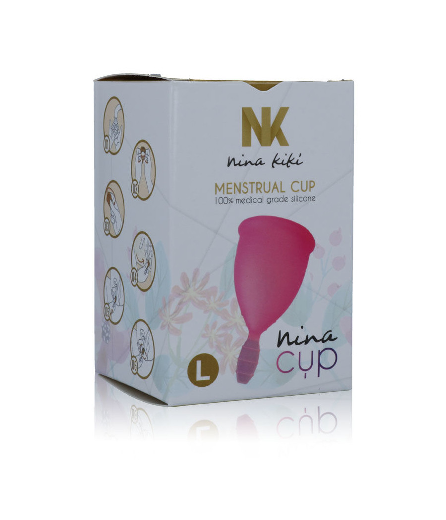 NINA KIKÍ - MENSTRUAL CUP PINK - SIZE L