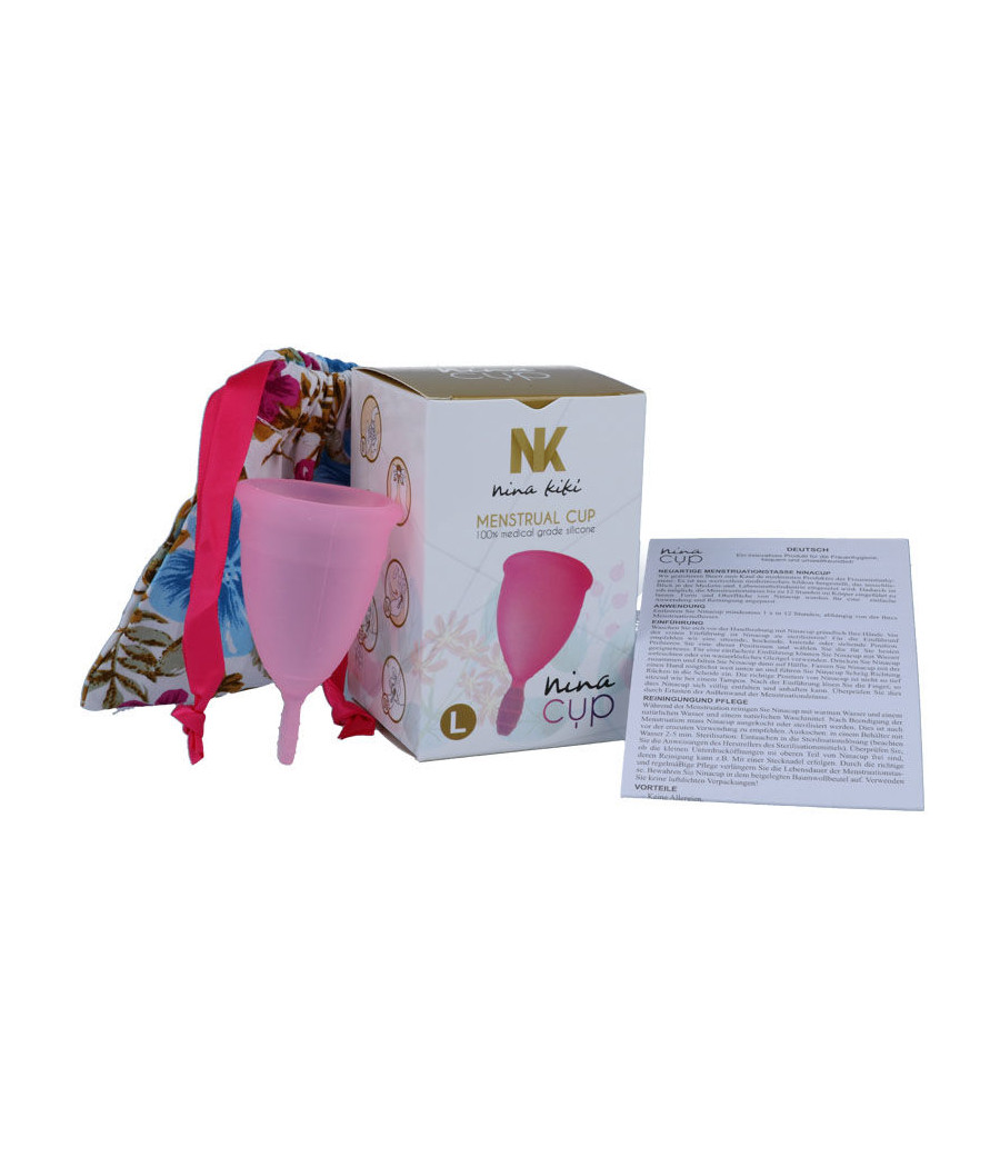 NINA KIKÍ - MENSTRUAL CUP PINK - SIZE L